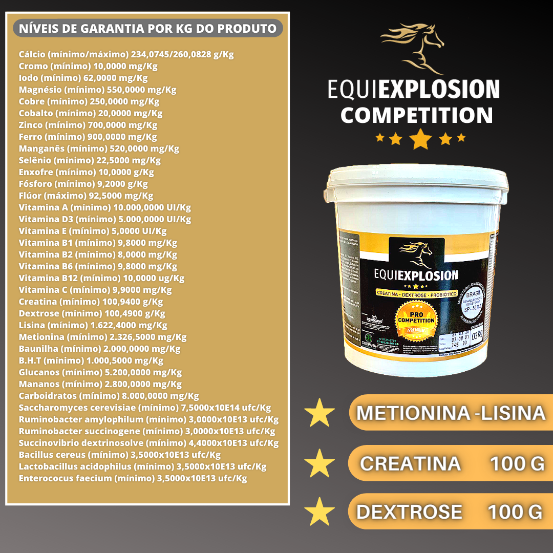 Kit Equiexplosion 3kg Pró competition + 3kg Crescimento - Imagem 3